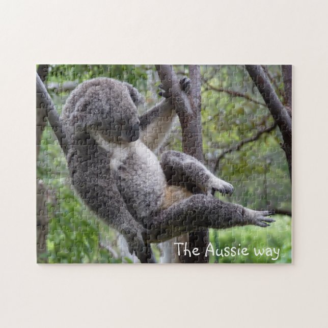 koala - el rompecabezas australiano de la manera (Horizontal)