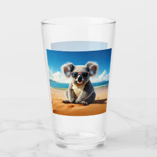 Koala en una playa de arena