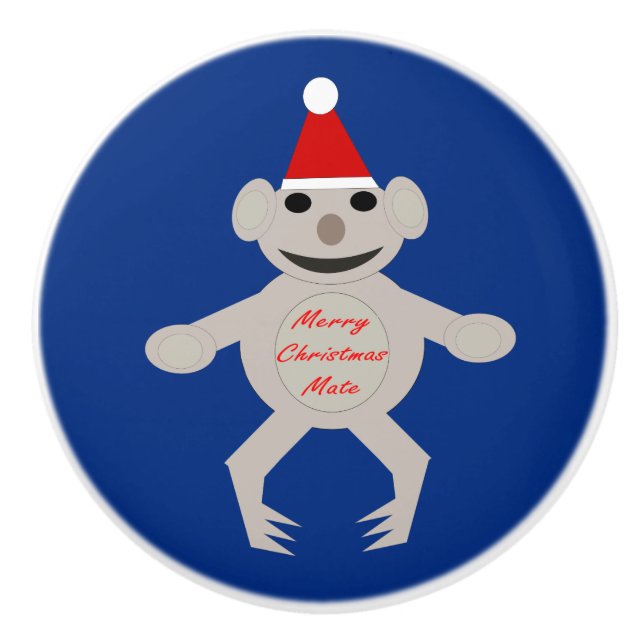 Koala, Navidad australiano, tiene pomo de cerámica (Anverso)