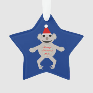Koala, Navidades australianos, lleva adorno acríli