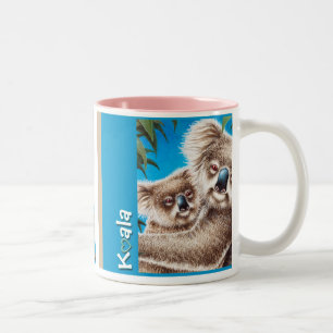 Koala y taza del bebé