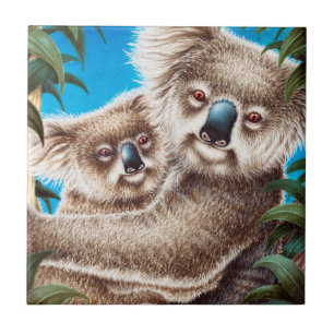 Koala y teja del bebé