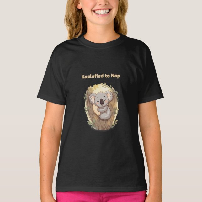 "Koalificado para dormir – Camiseta de koala lindo (Anverso)