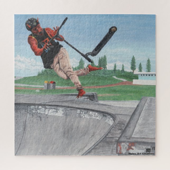 Kobold Kick Scooter Fantasy Gran rompecabezas (Vertical)