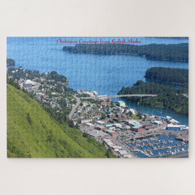 Kodiak Alaska Jigsaw rompecabezas (Horizontal)