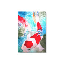 Kohaku Koi II Arte original del pescado japonés