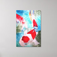 Kohaku Koi II Arte original del pescado japonés