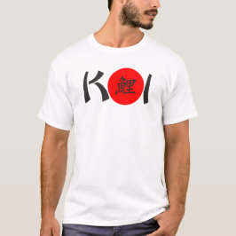 KOI - caligrafía japonesa nishikigoi 1 camiseta