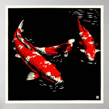 Koi - Impresión de Arte de Archivo