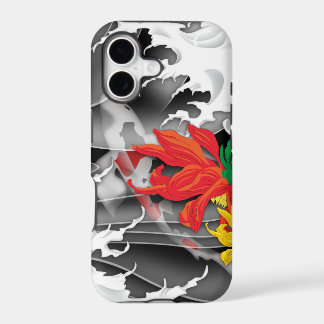 Koi japonés tradicional bajo el agua