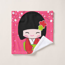 Kokeshi Doll kawaii Ropa de lavado