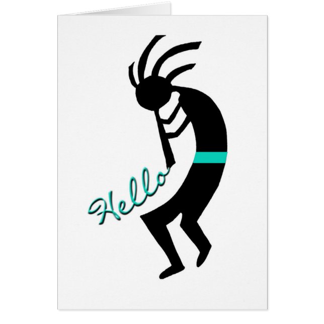 Kokopelli — Jugador nativo americano de flauta (Frente)