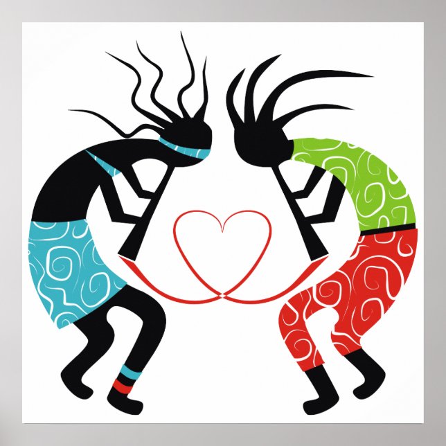 Kokopelli Love Posters (Frente)