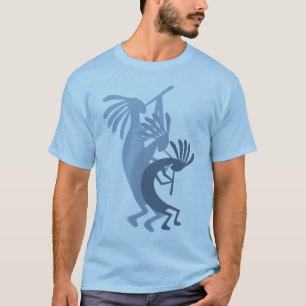 Kokopelli se va la camiseta azul