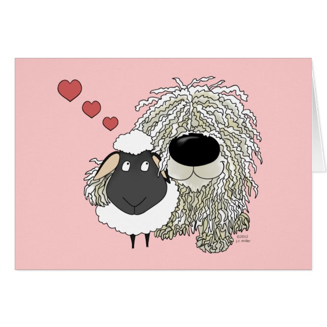 ¡Komondor - oveja del amor de I! (Anverso (Horizontal))