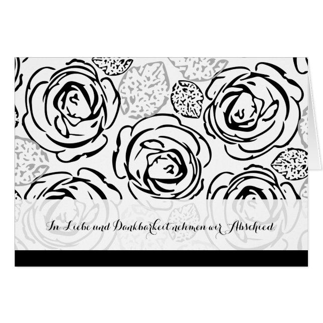 Kondolenzkarte (Anverso (Horizontal))