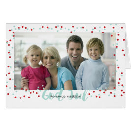 Konfetti julhälsning