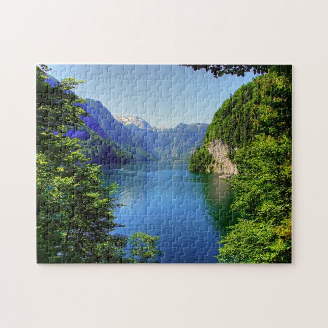 Königssee Baviera Alemania. Rompecabezas (Horizontal)