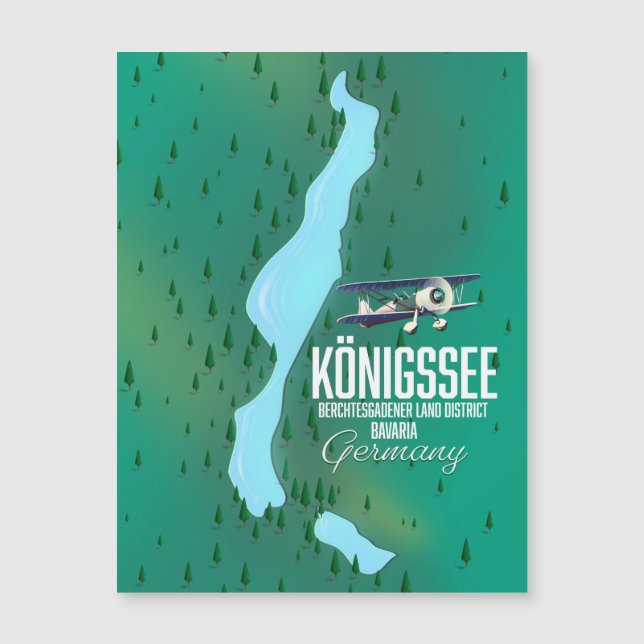 Königssee Berchtesgadener Alemania (Anverso)