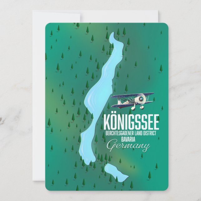 Königssee Berchtesgadener Alemania (Anverso)