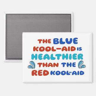 Kool Aid azul IMÁN RECTANGULAR