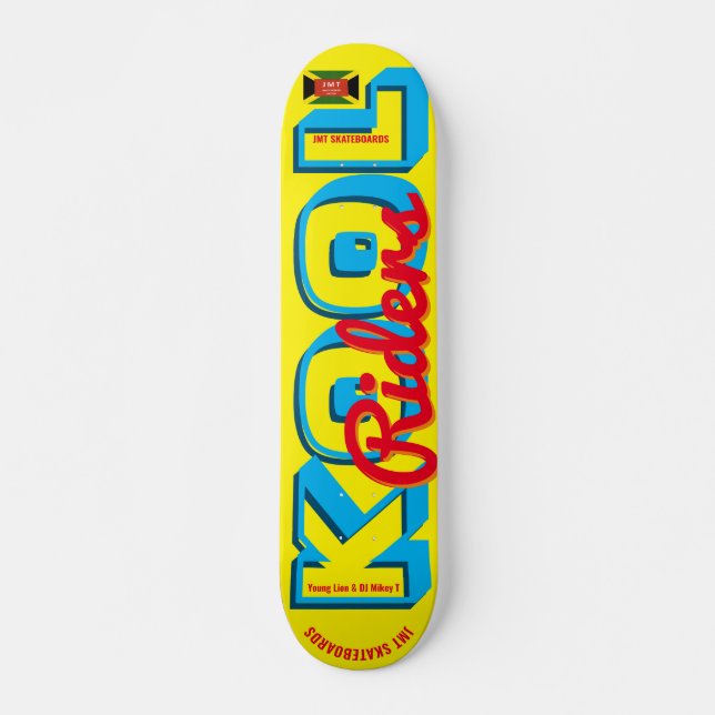 KOOL RIDERS JMT 7 3/4" cubierta para skateboard (Anverso )