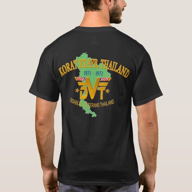 Korat RTAFB, camiseta de los veteranos de (Reverso)