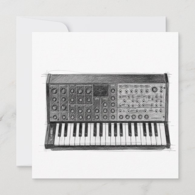 Korg MS 20 Geburtstagskarte  (Anverso)