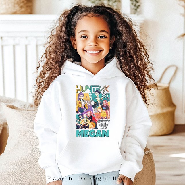 KPop Demon Hunters Girls Hoodie, Huntrix Hoodie (Subido por el creador)