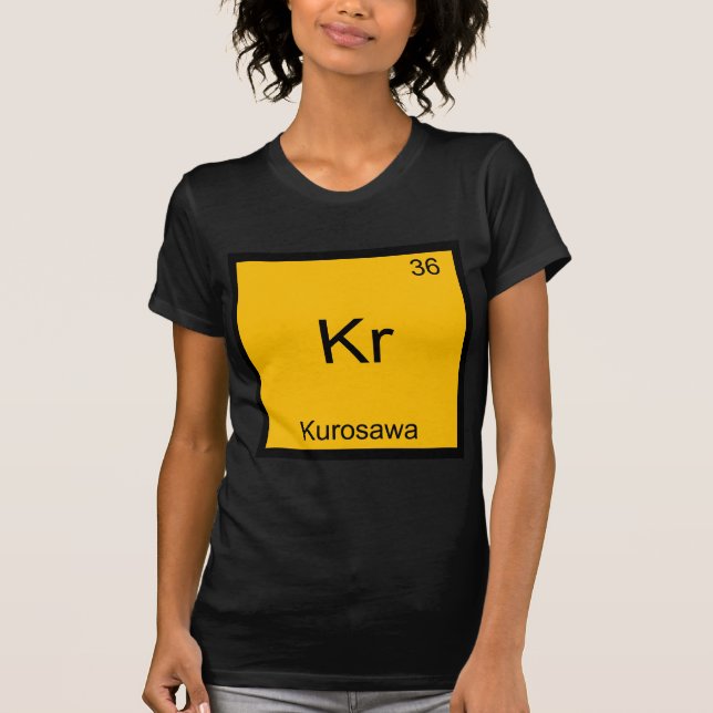 Kr - Kurosawa Camiseta de símbolo de elemento de q (Anverso)