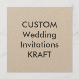 KRAFT 100 lb 5,25" Invitaciones de matrimonio cuad