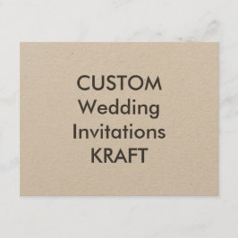 KRAFT 100lb 5.5" x 4.25" Invitaciones a matrimonio