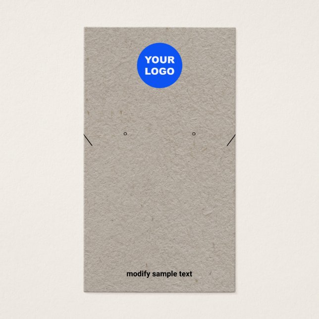 Kraft Añadir collar de logotipo y tarjeta de visua (Frente)