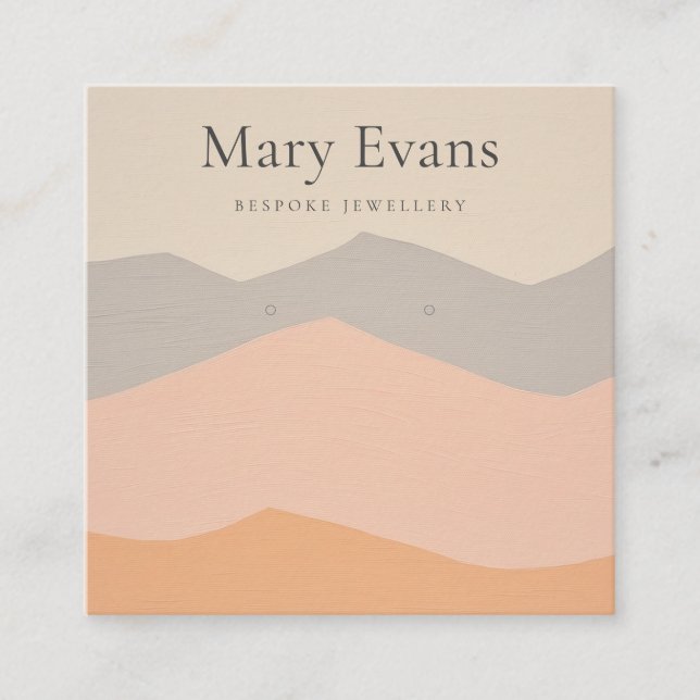 Kraft estilo montañas pastel Earl Display tarjeta (Anverso)