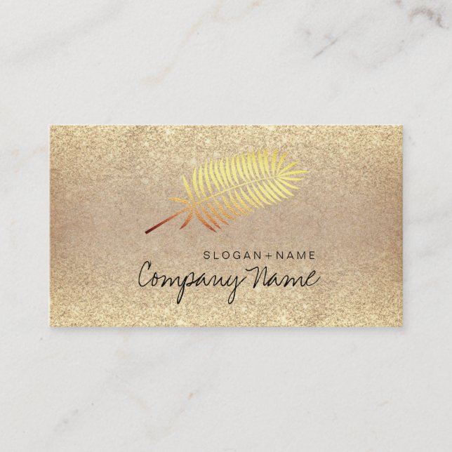 Kraft imprimió la tarjeta de visita del purpurina (Anverso)