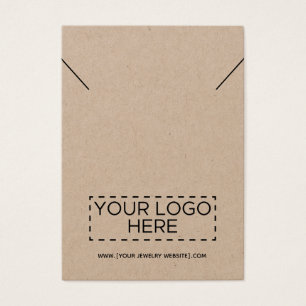Kraft Necklace Añade tu tarjeta de visualización d