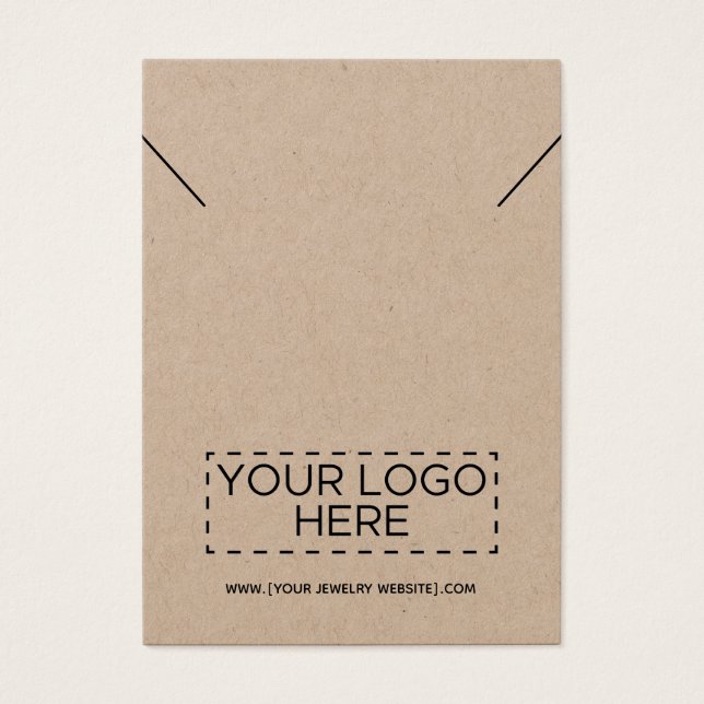 Kraft Necklace Añade tu tarjeta de visualización d (Frente)