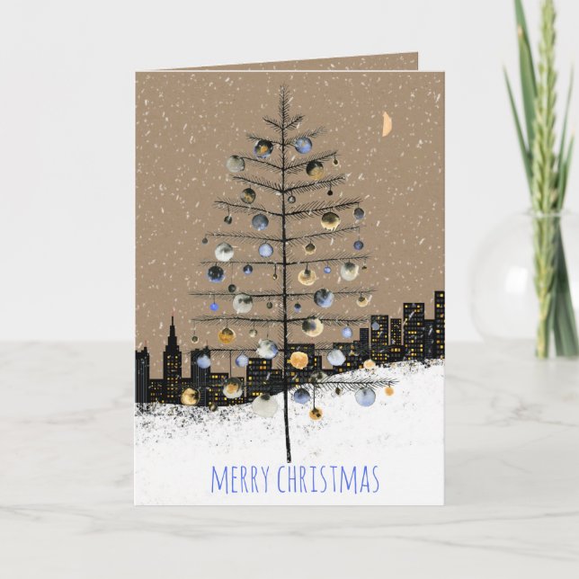 Kraft Rustic Metropolitan Sparse Árbol de Navidad (Anverso)