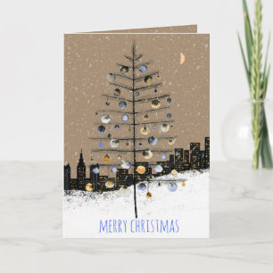 Kraft Rustic Metropolitan Sparse Árbol de Navidad