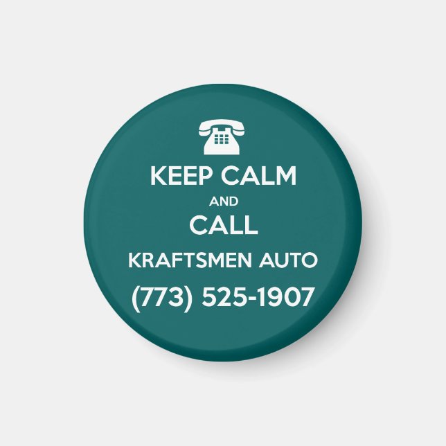 Kraftsmen Auto Mantener el imán de la calma (Frente)