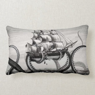 Kraken que sostiene el pirata/la almohada del