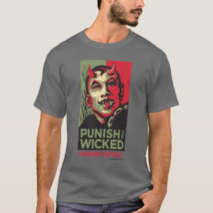 Krampus castiga la camiseta traviesa