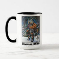 ¡KRAMPUS ESTÁ VINIENDO! Taza
