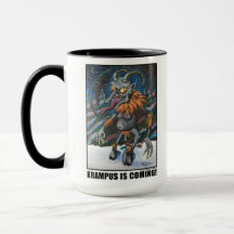 ¡KRAMPUS ESTÁ VINIENDO! Taza