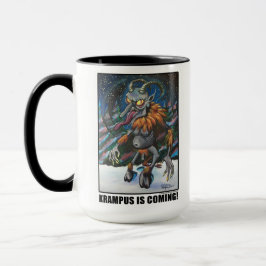 ¡KRAMPUS ESTÁ VINIENDO! Taza