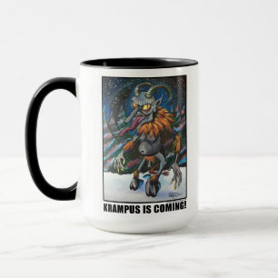 ¡KRAMPUS ESTÁ VINIENDO! Taza