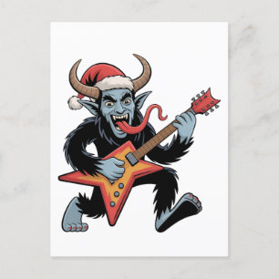 Krampus Guitarra Eléctrica Rock Navidad Espeluznan