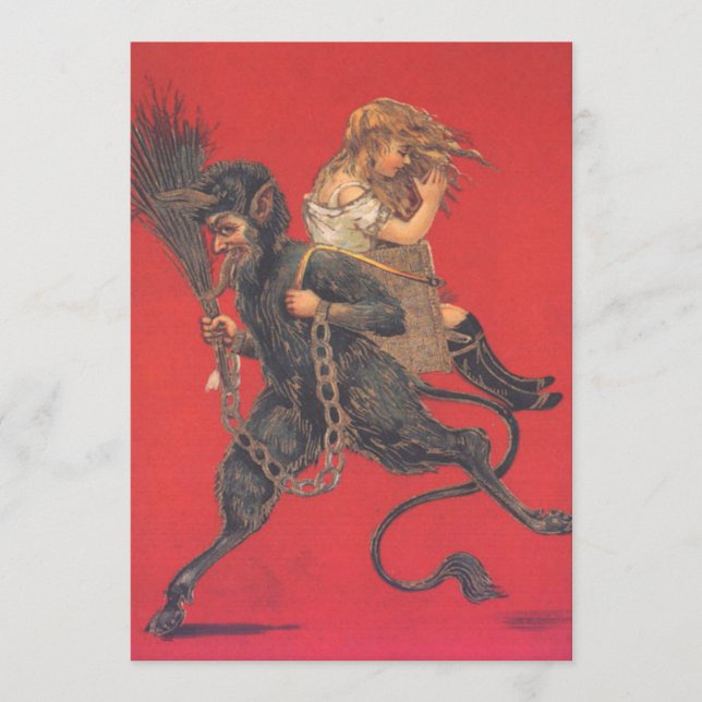 Krampus Kidnapping Chica (Anverso)