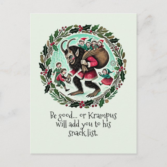 Krampus Navidad (Anverso)