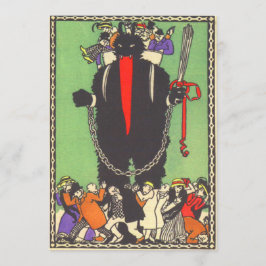 Krampus Recolectando A Las Personas Malas